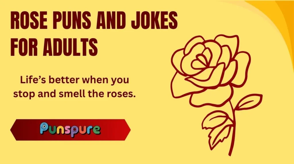 Rose Puns and Jokes for Adults