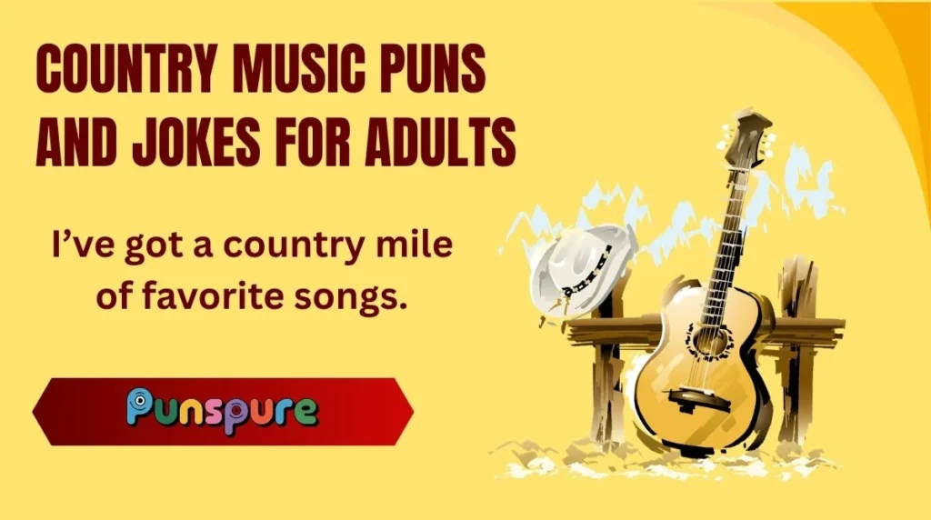 Country Music Puns and Jokes for Adults
