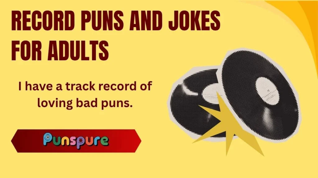 Record Puns and Jokes for Adults