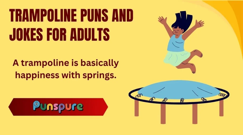 Trampoline Puns and Jokes for Adults