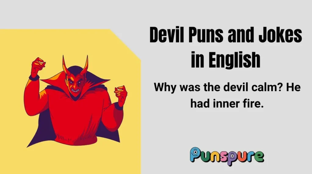 Devil Puns and Jokes in English