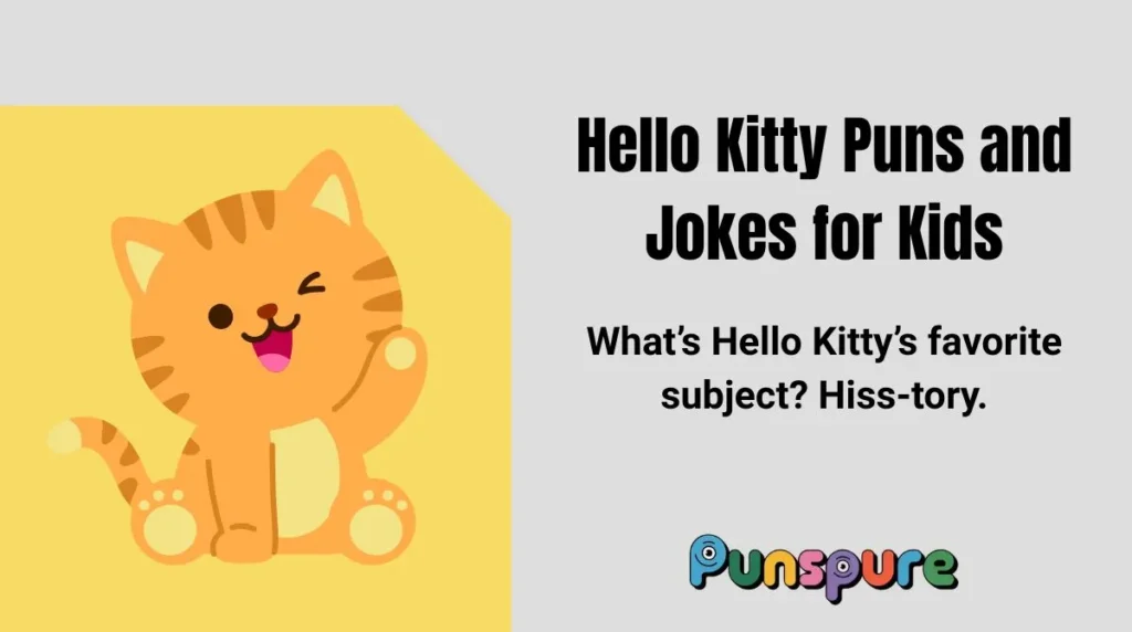 Hello Kitty Puns and Jokes for Kids