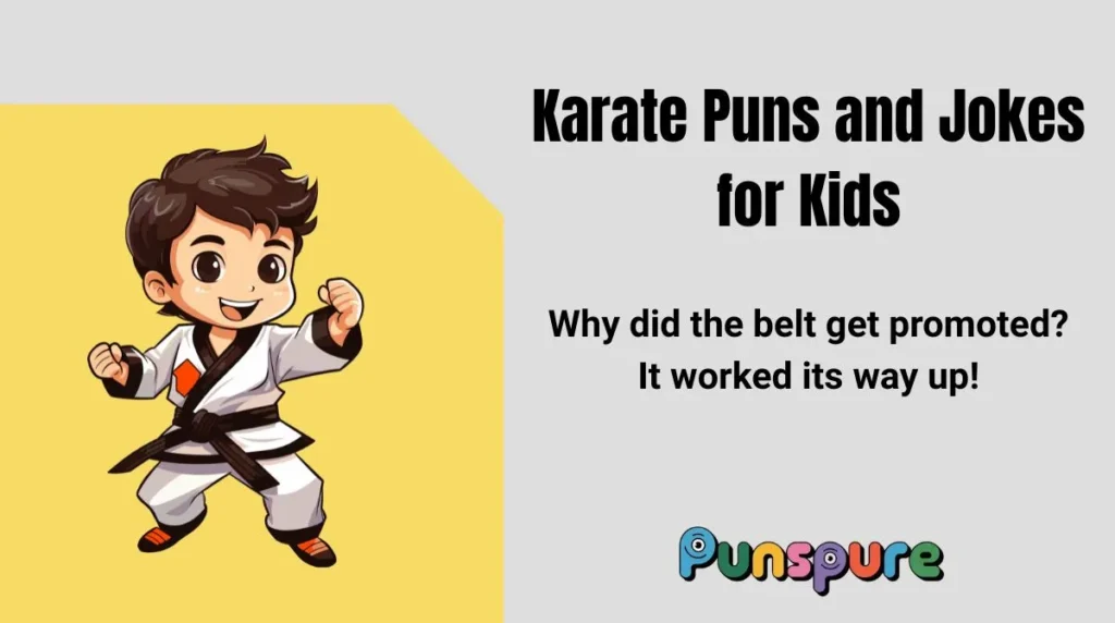 Karate Puns and Jokes for Kids