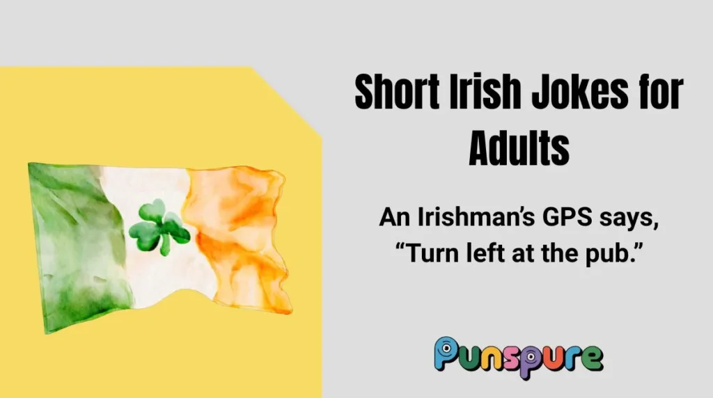 Short Irish Jokes for Adults