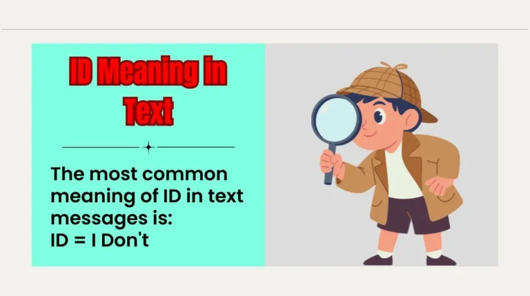 ID Meaning in Text