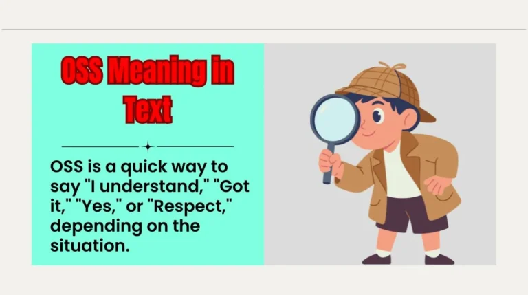 OSS Meaning in Text